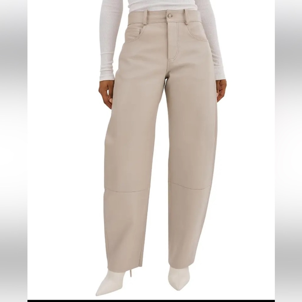 Lamarque Oat Leather Pants